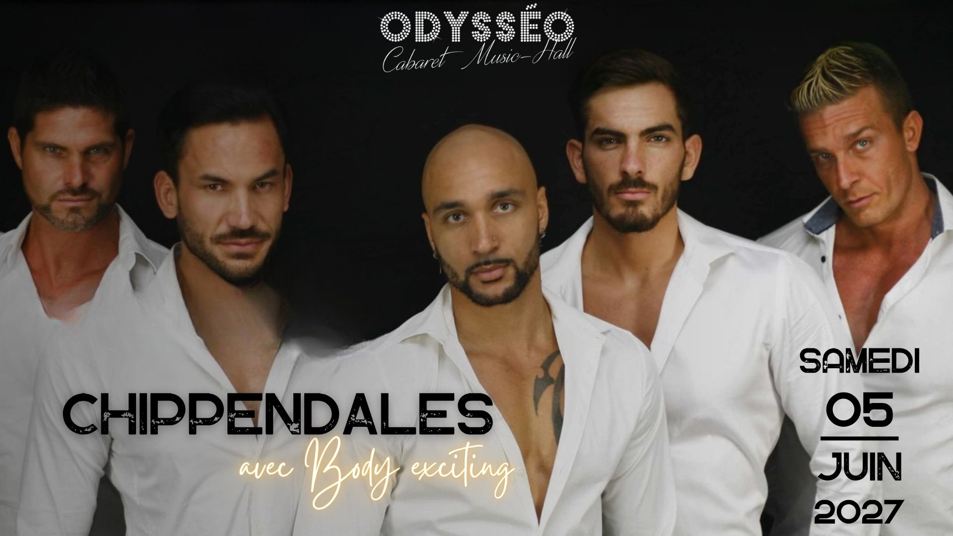 Chippendales Odysseo 2027 bandeau