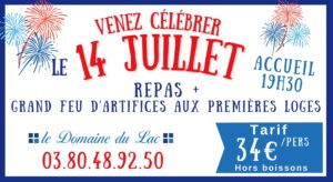 14 Juillet 2026 domaine du lac