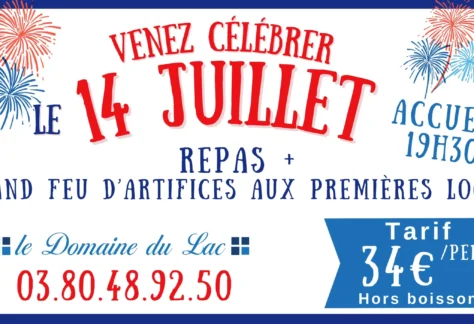 14 Juillet 2026 domaine du lac